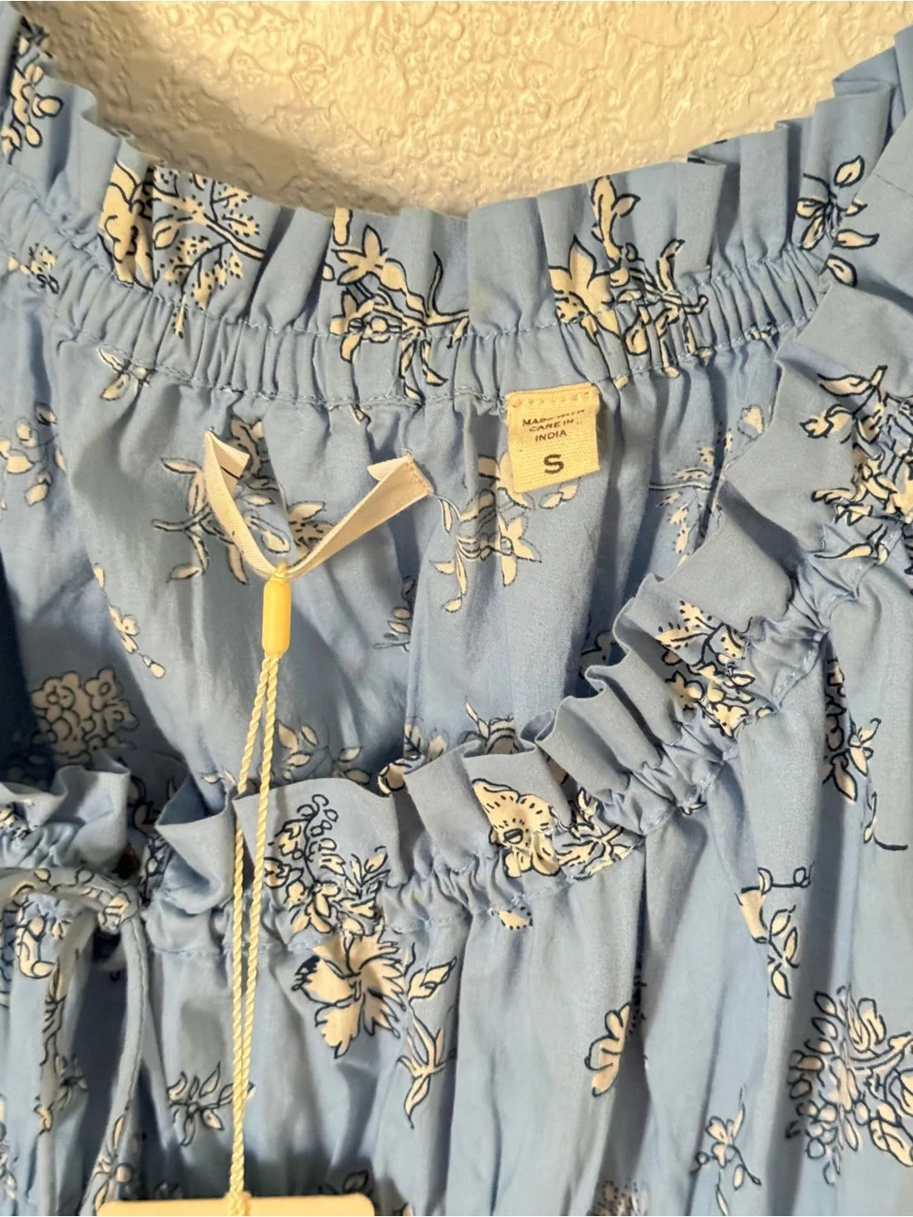 Doen Light Blue Floral Midi Dress - Picture 4 of 6